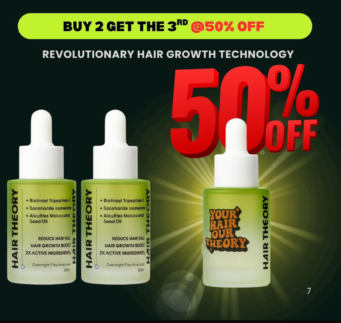 BELI 2 DISKAUN 50% BOTOL yg KETIGA (free derma rol