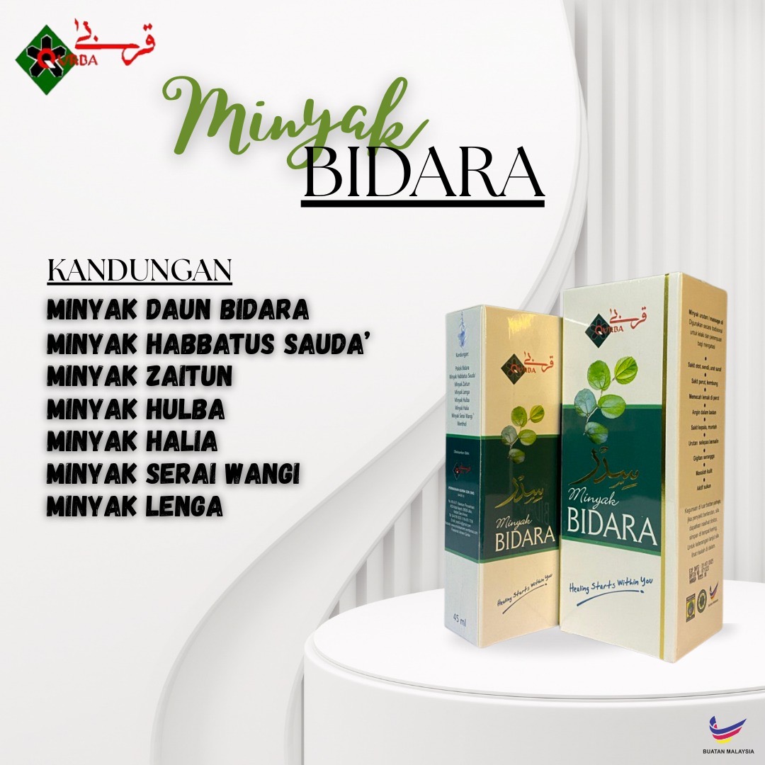 (120ml) Minyak Bidara 7 Herba. Minyak Urutan