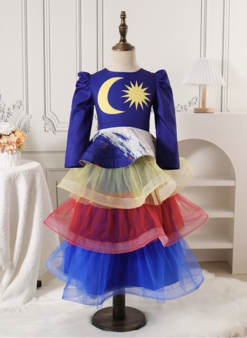 Dress Merdeka Net (4 Layer)