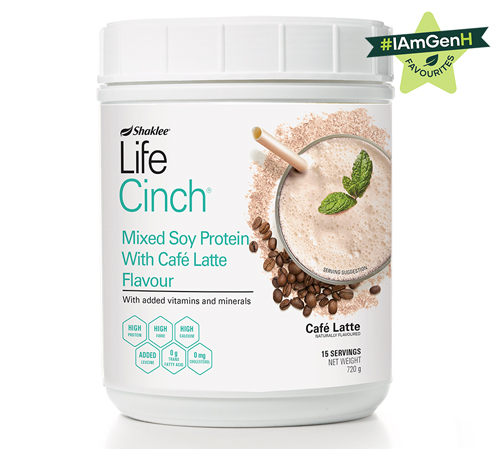 Life Cinch Mixed Soy Protein Café Latte Shake