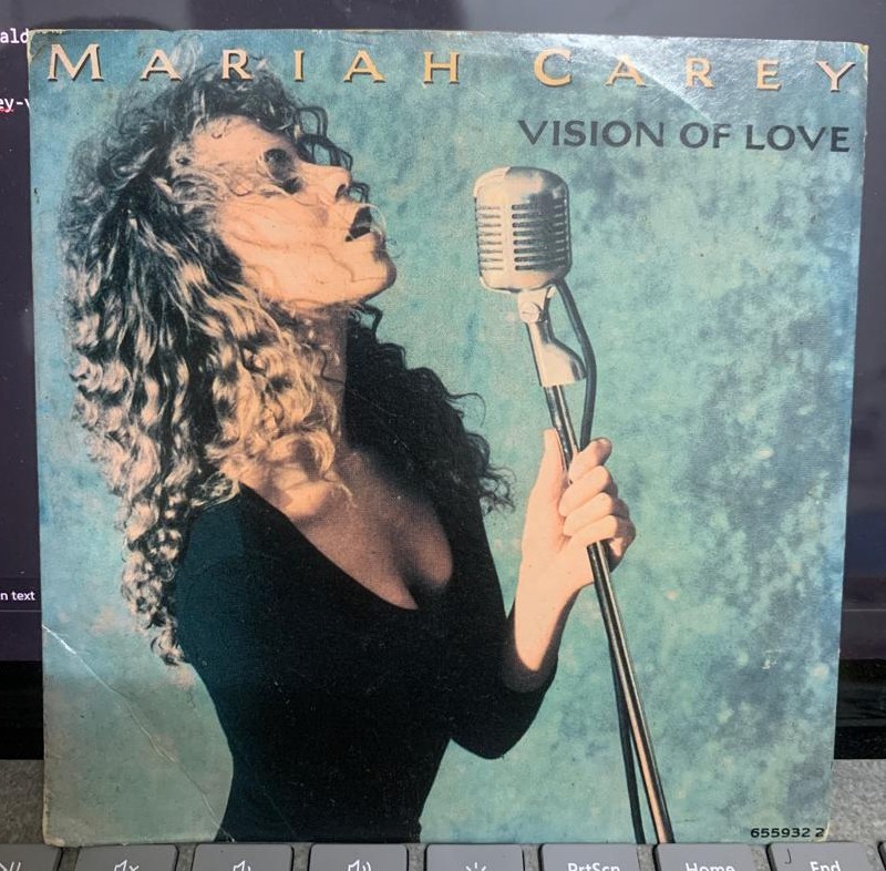 Mariah Carey Vision of Love 1990 CD Single
