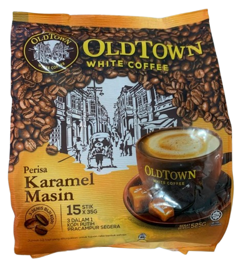OLDTOWN White Coffee Salted Caramel 15 Sticks