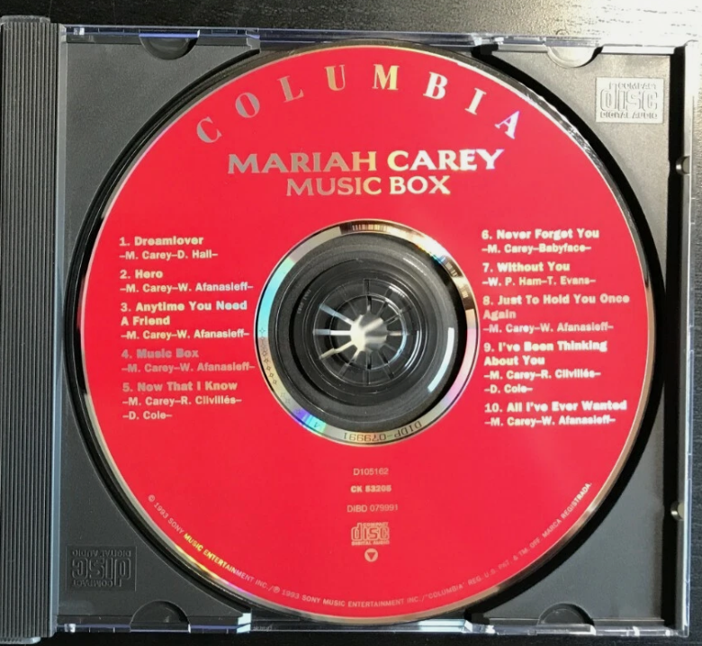 Mariah Carey - Music Box CD (1993)