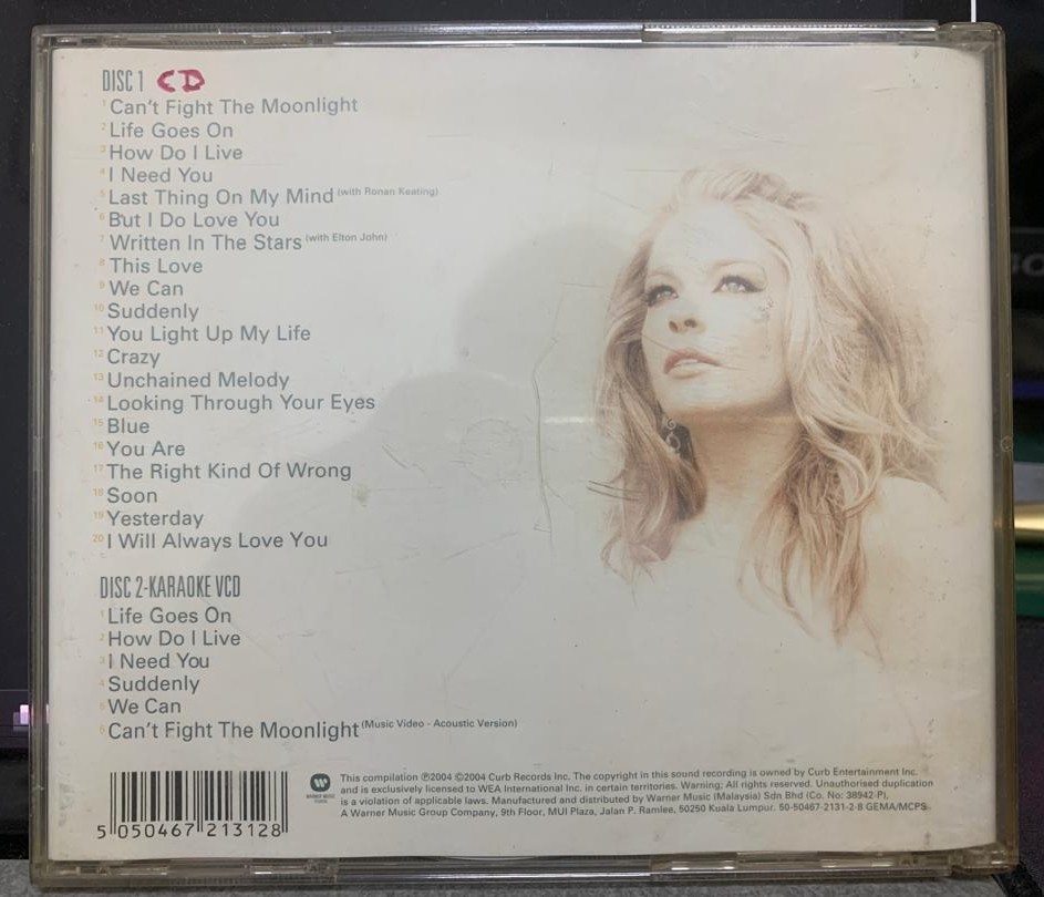 Best of LeAnn Rimes CD 2004