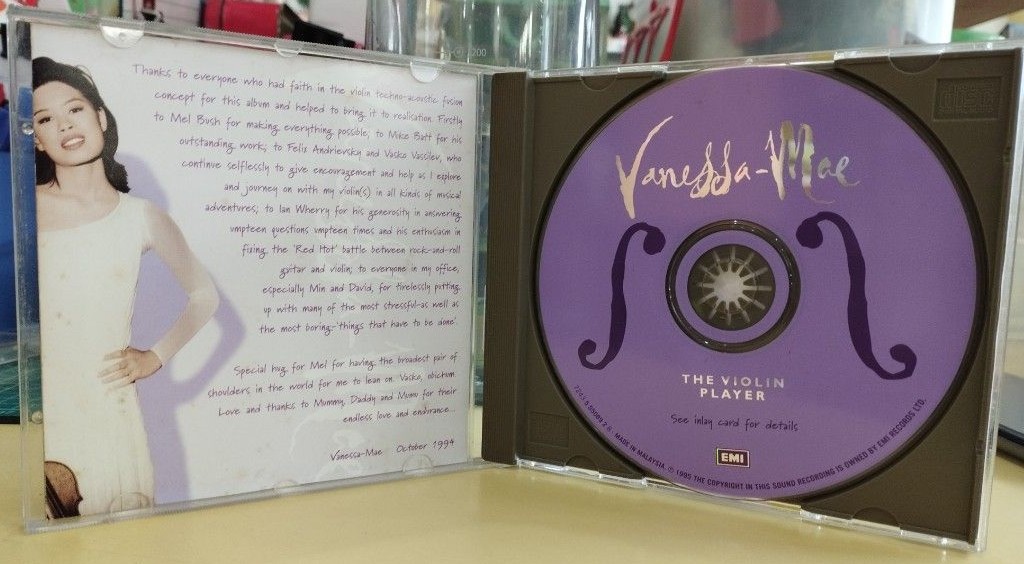 Vanessa Mae CD 1994 The Violin Player EMI