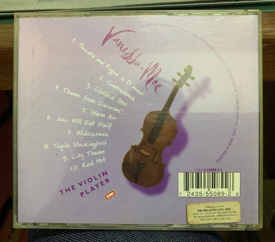 Vanessa Mae CD 1994 The Violin Player EMI