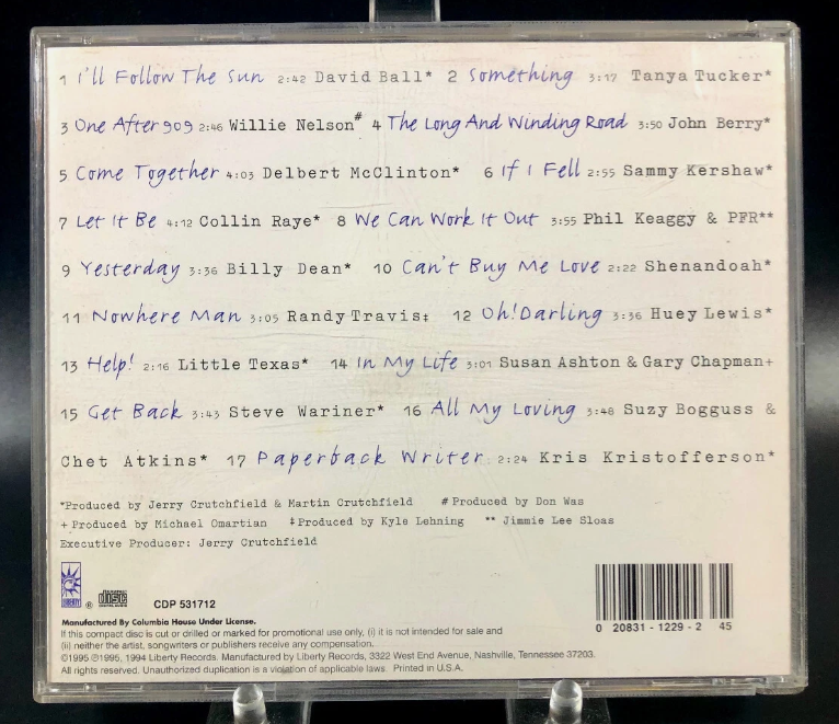 The Beatles CD Come Together America Salutes