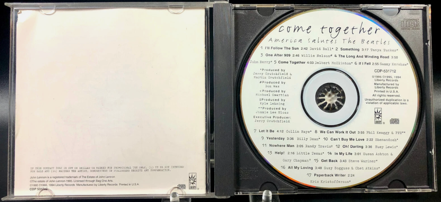 The Beatles CD Come Together America Salutes