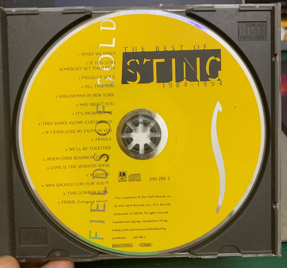 Sting – Fields Of Gold (The Best Of Sting 1984 - 1994)