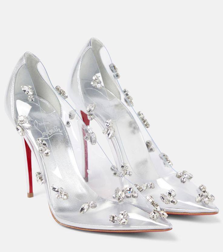 Christian Louboutin Crystal Embellished