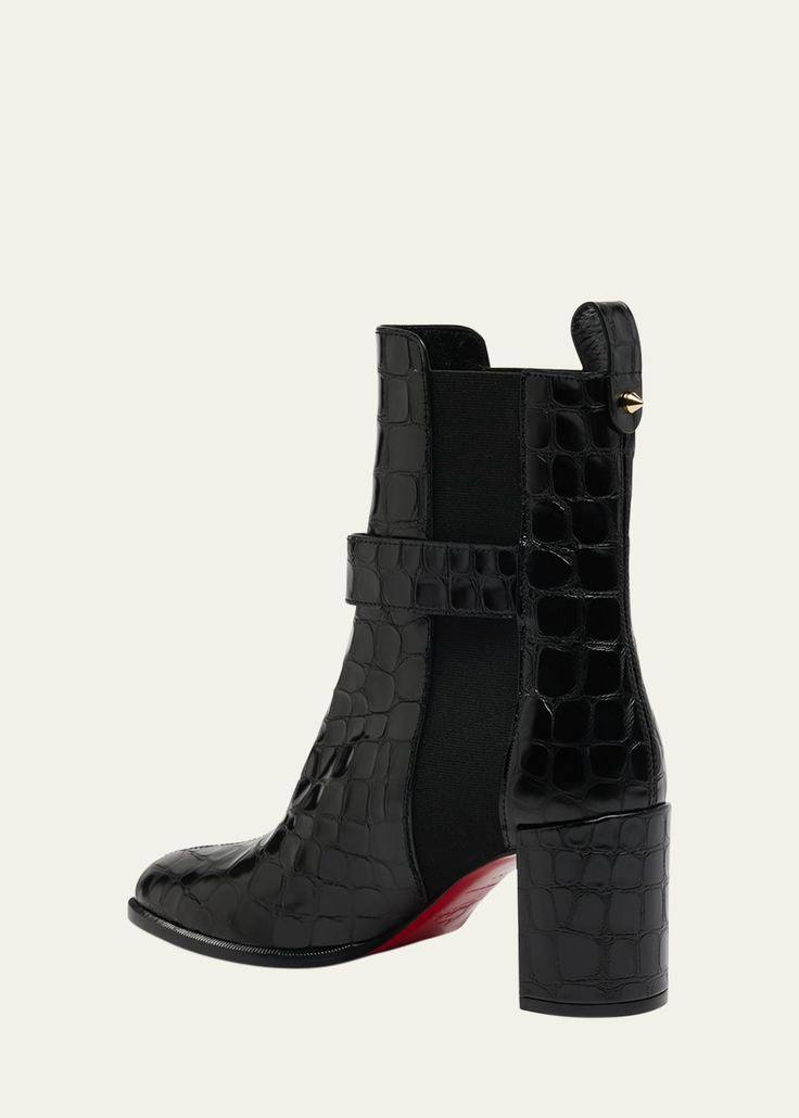 Christian Louboutin Croc Leather