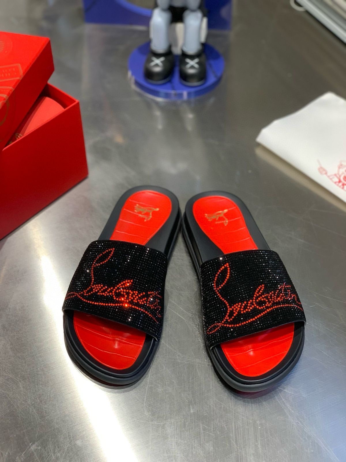 Christian Louboutin Strass Slide