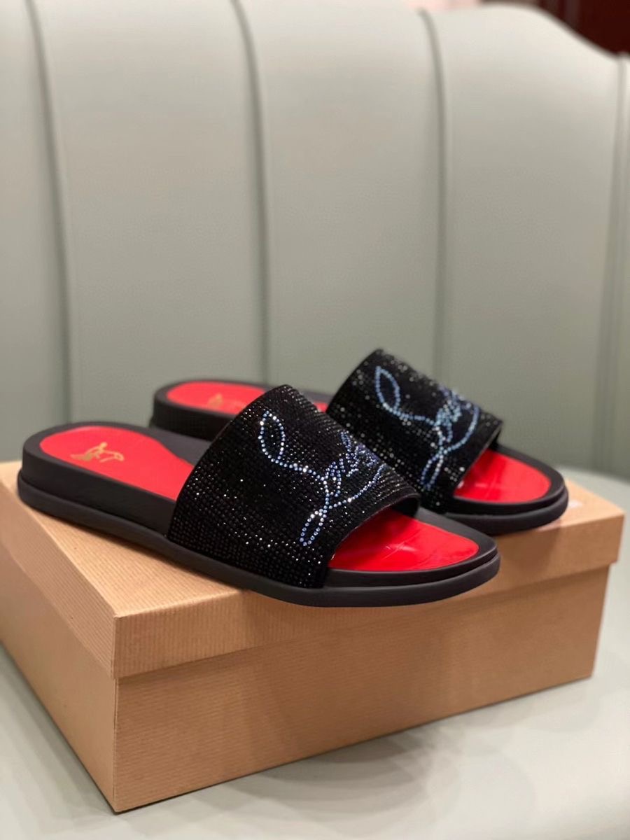 Christian Louboutin Strass Slide