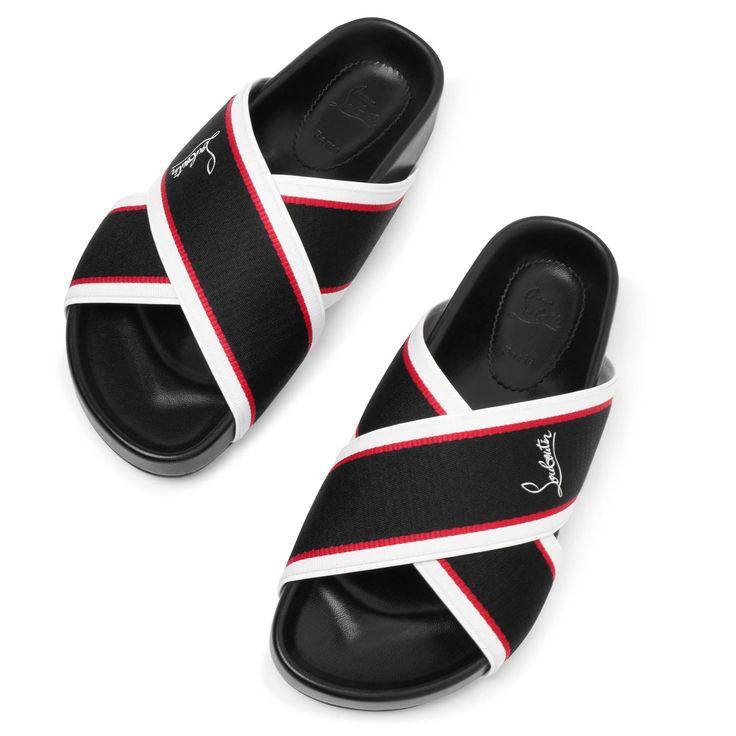 Christian Louboutin Cross Me Flat Sandal