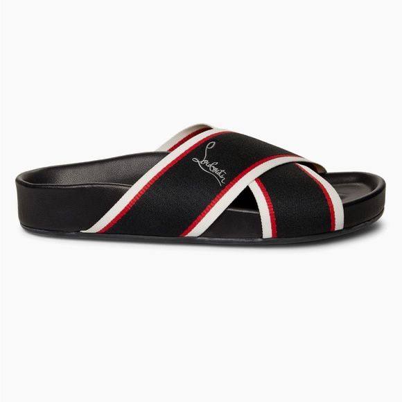 Christian Louboutin Cross Me Flat Sandal