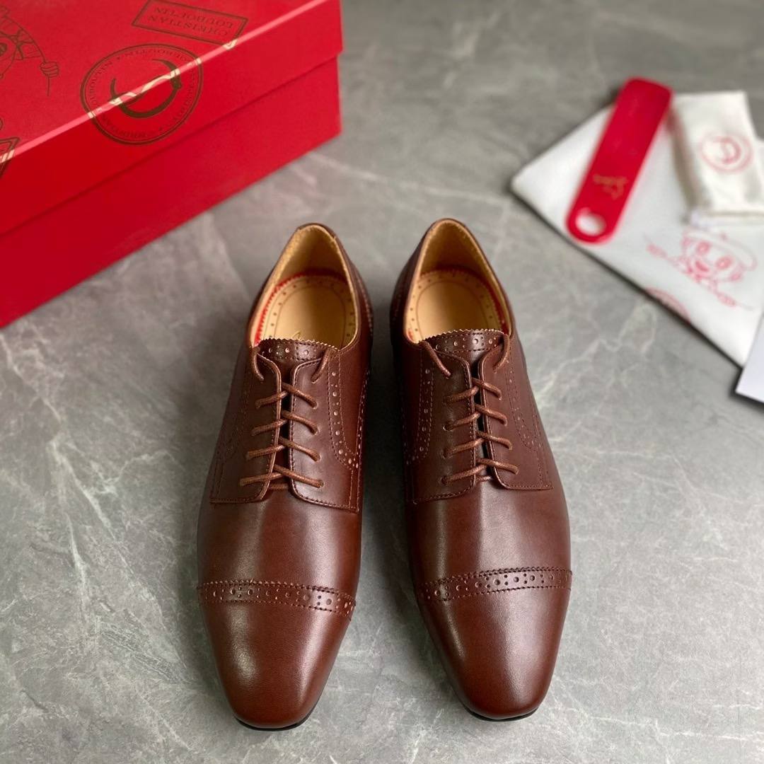 Christian Louboutin Brown Leather