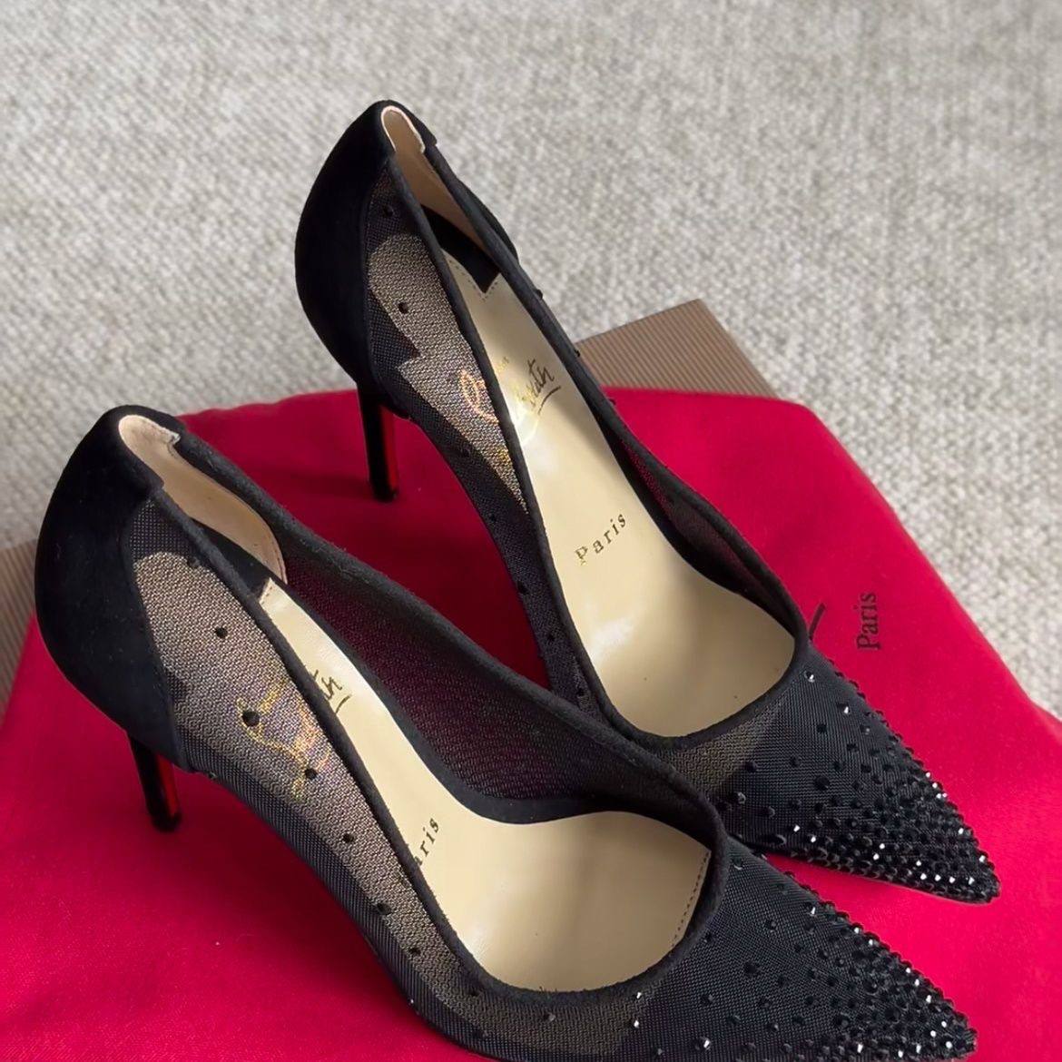 Christian Louboutin Rhinestone 