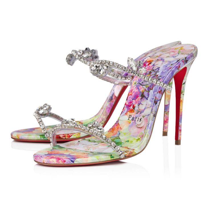 Christian Louboutin Crystal Floral