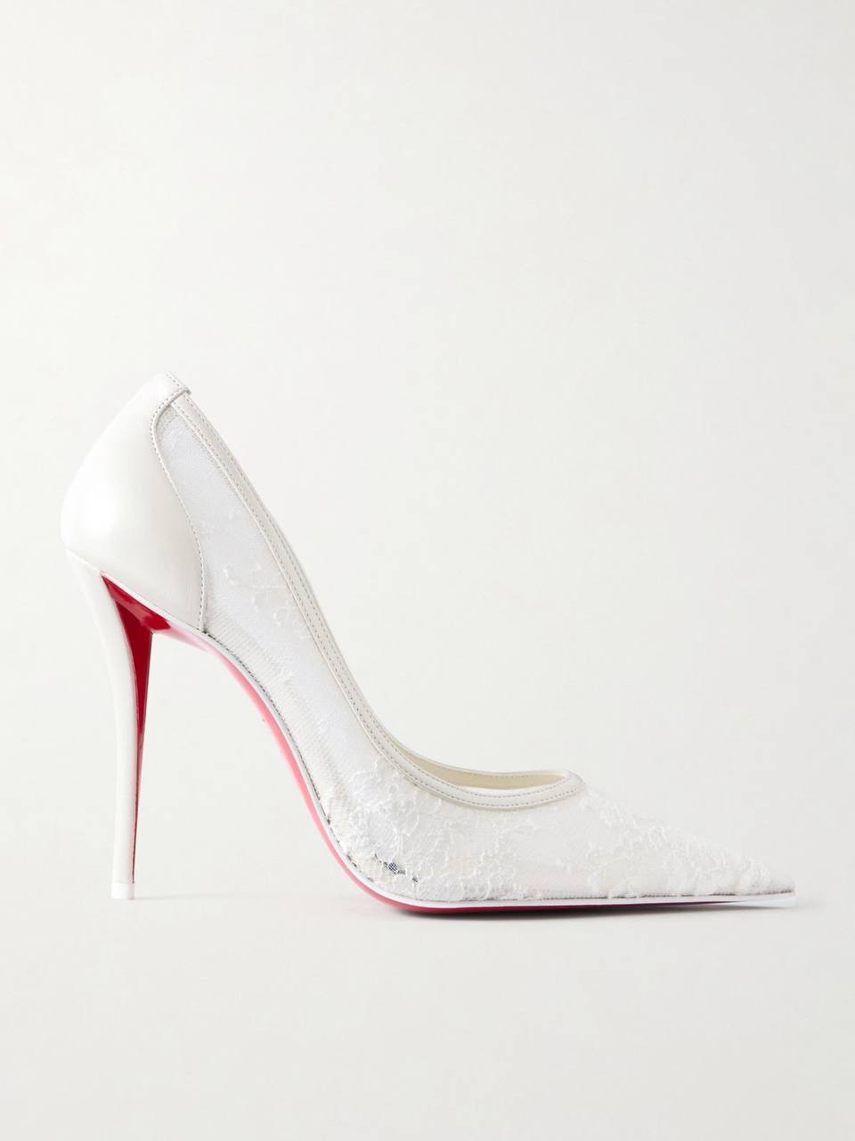 Christian Louboutin Follies White Laces