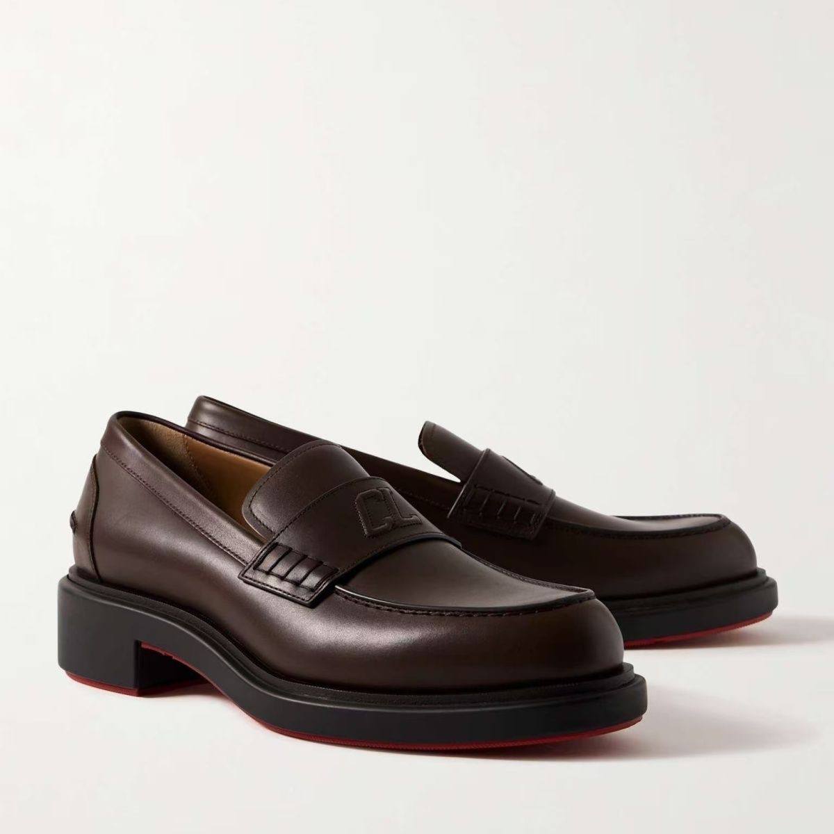 Christian Louboutin Loafer Brown Leather