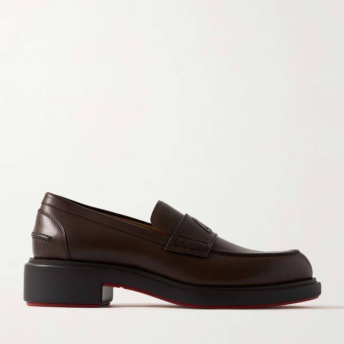 Christian Louboutin Loafer Brown Leather