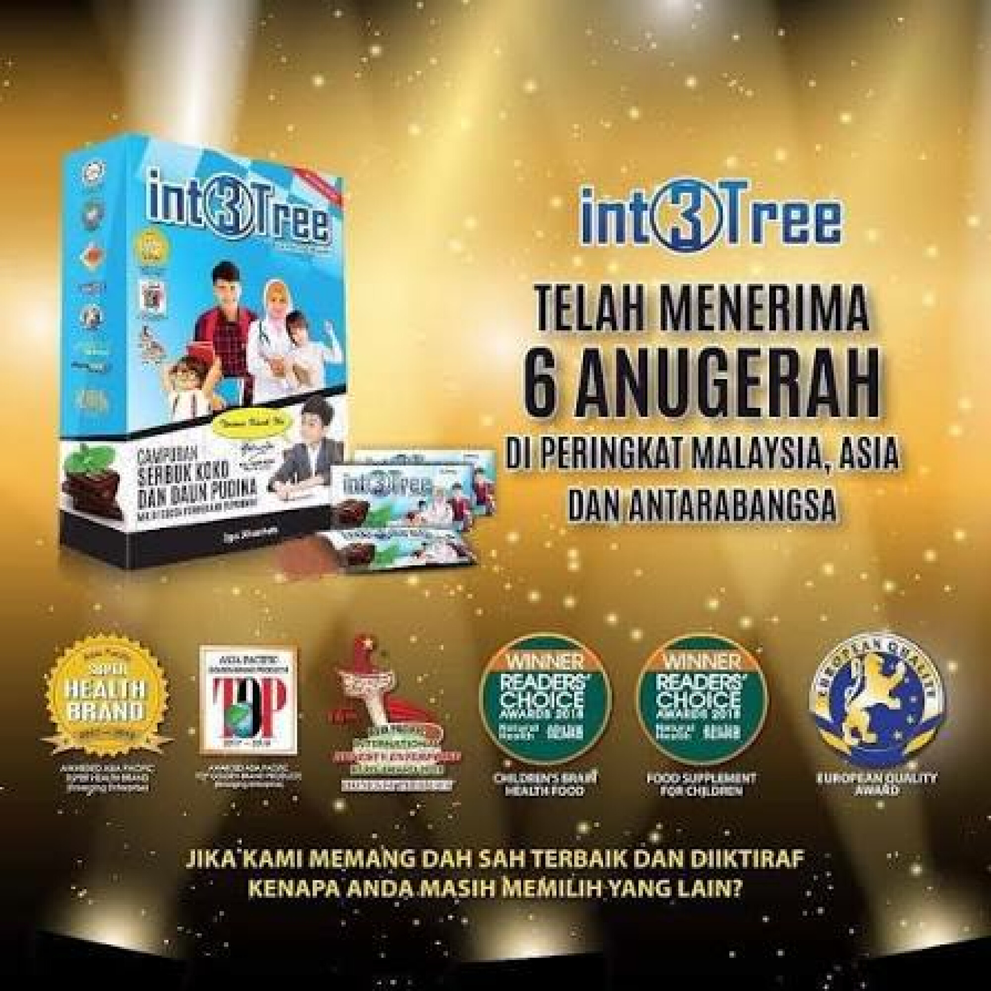 Suplemen Minda (Fokus + Emosi + Immune)