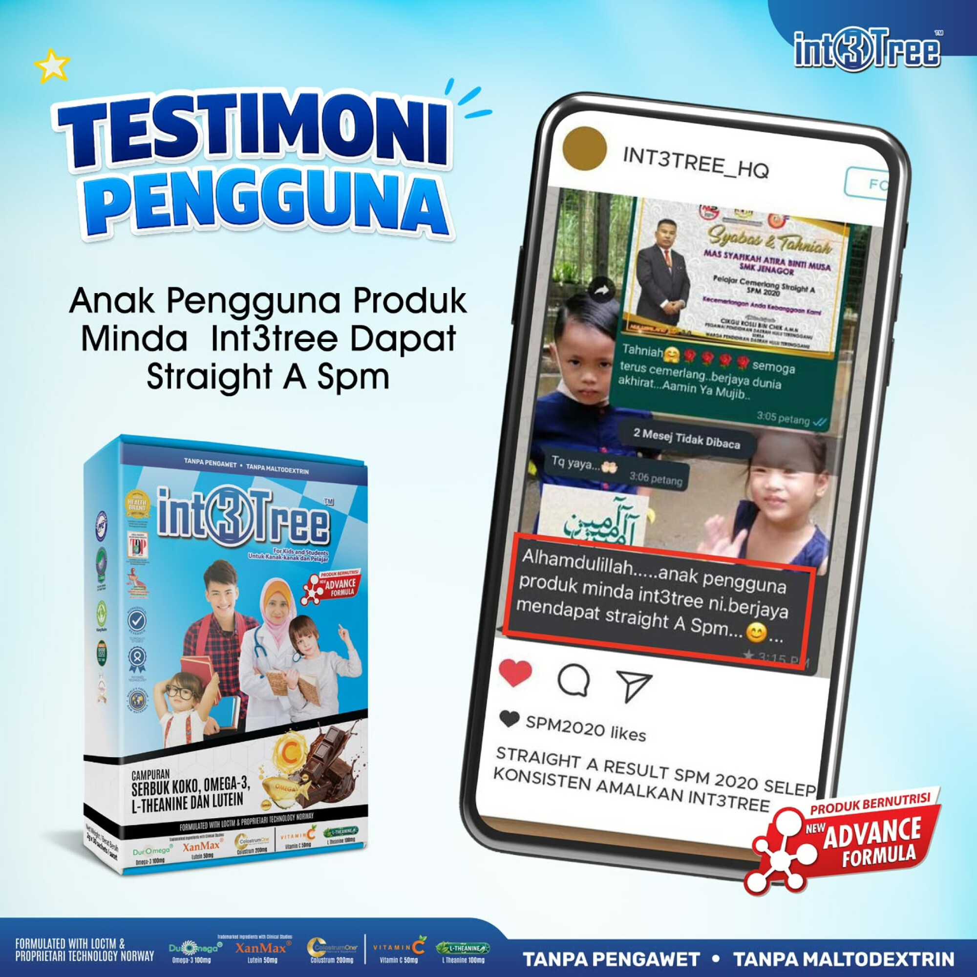 Suplemen Minda (Fokus + Emosi + Immune)