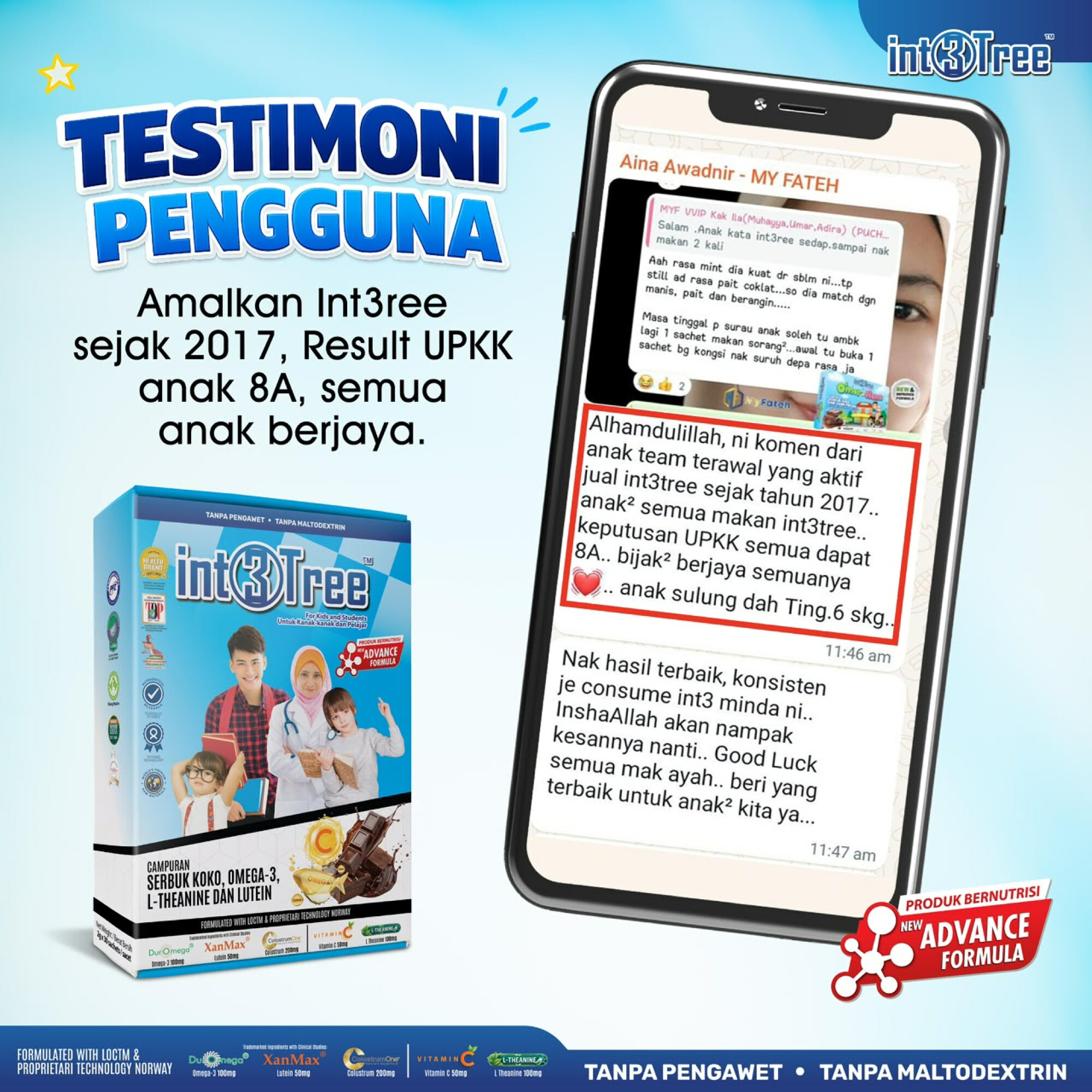 Suplemen Minda (Fokus + Emosi + Immune)