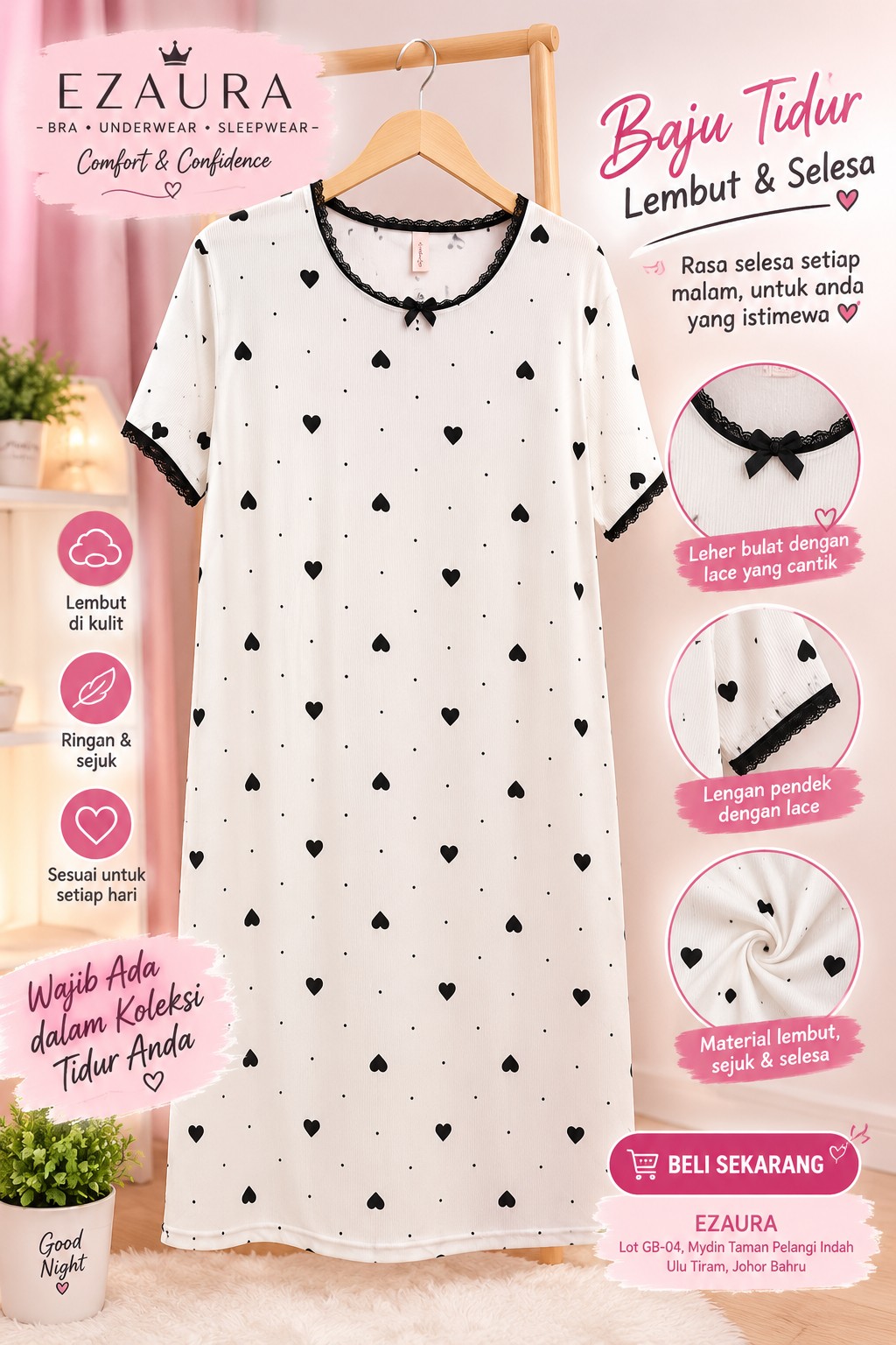 BLOUSE TIDUR WANITA