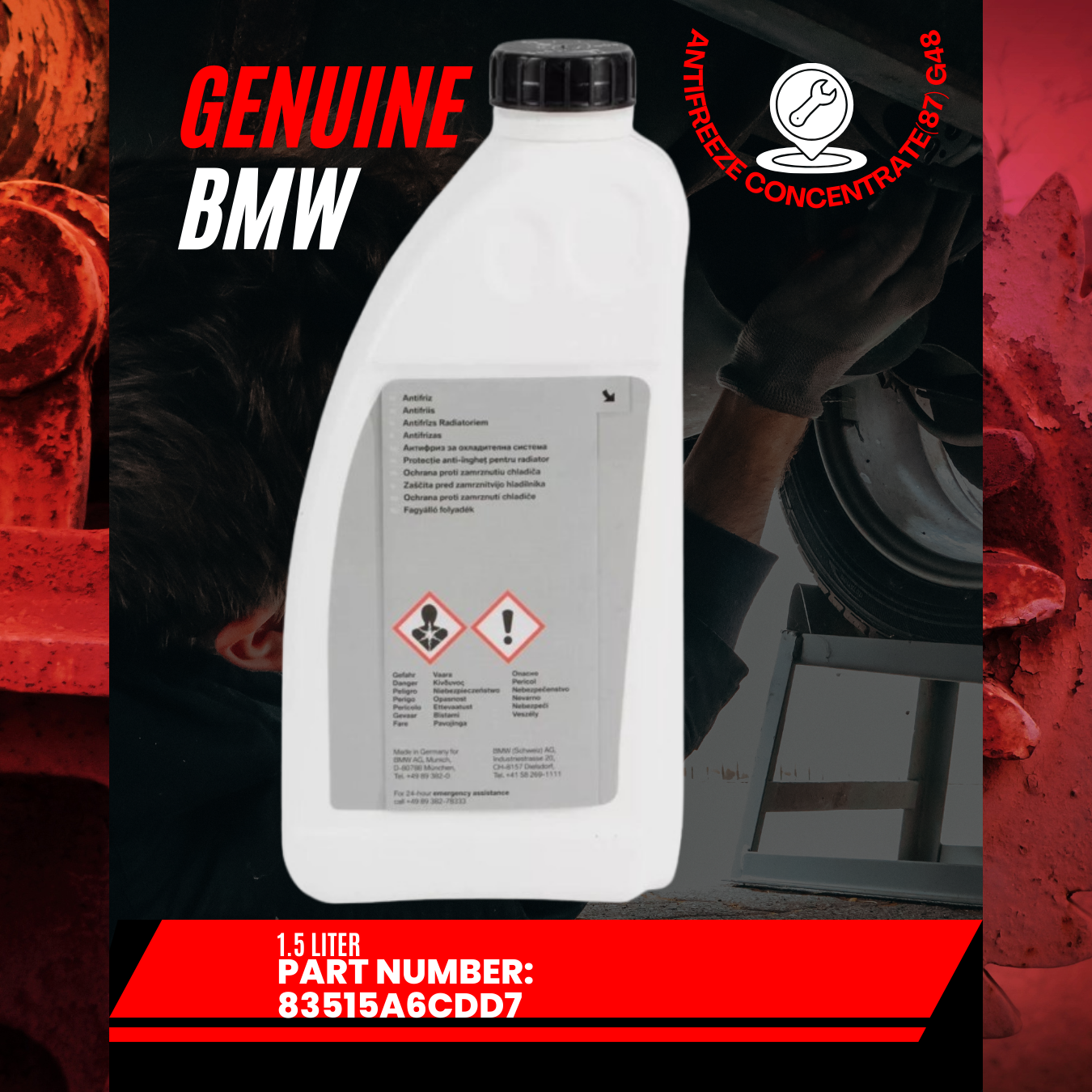 Genuine BMW Engine Coolant Antifreeze Concentrate