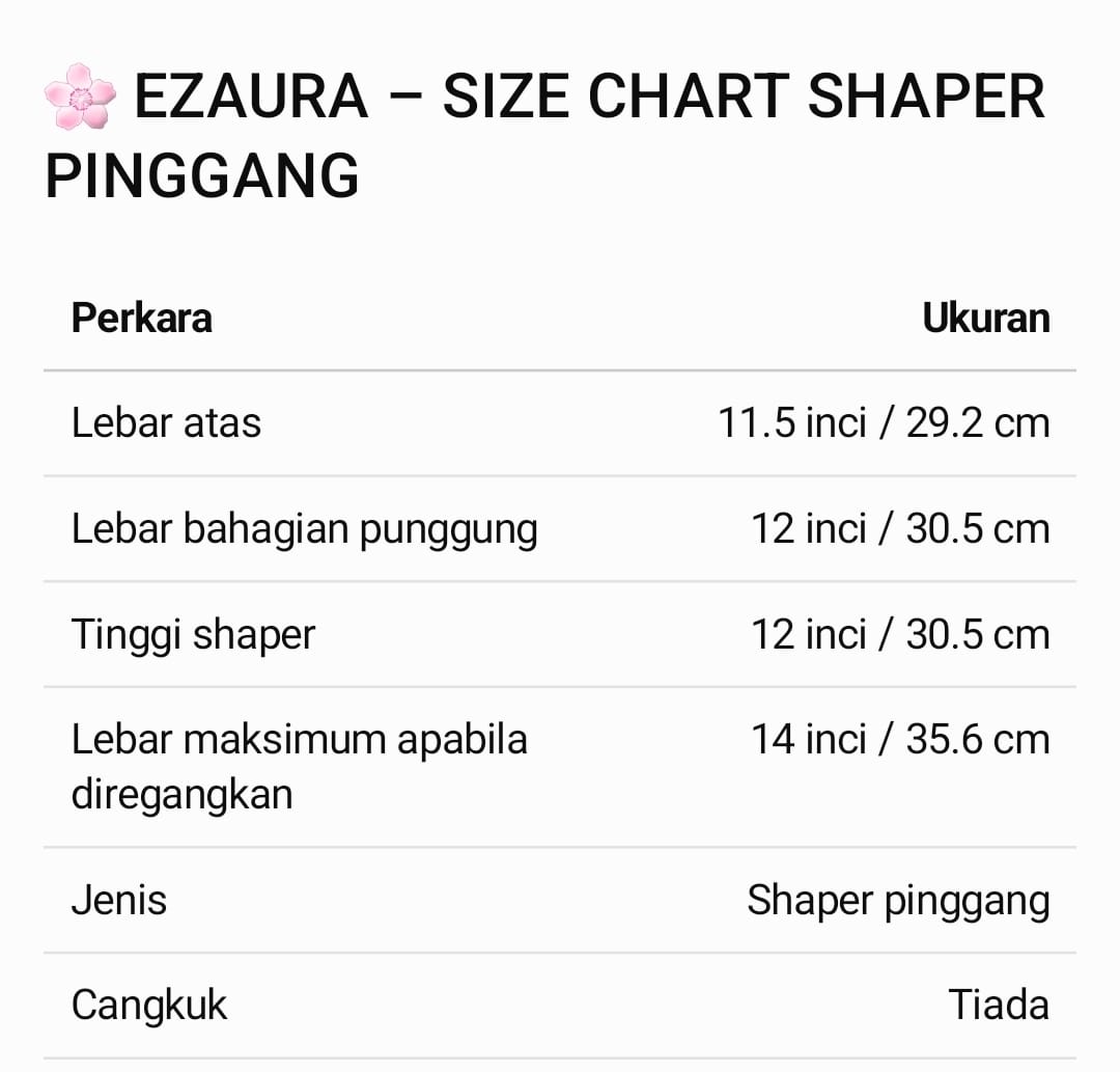 SHAPER PELANGSING - FREE SIZE