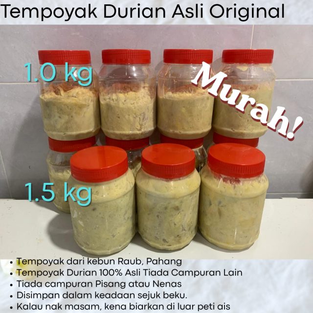 Tempoyak Durian Asli Original