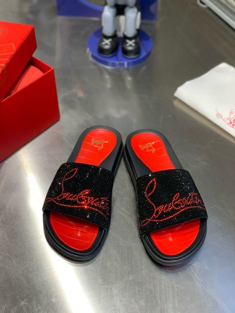 Christian Louboutin Strass Slide