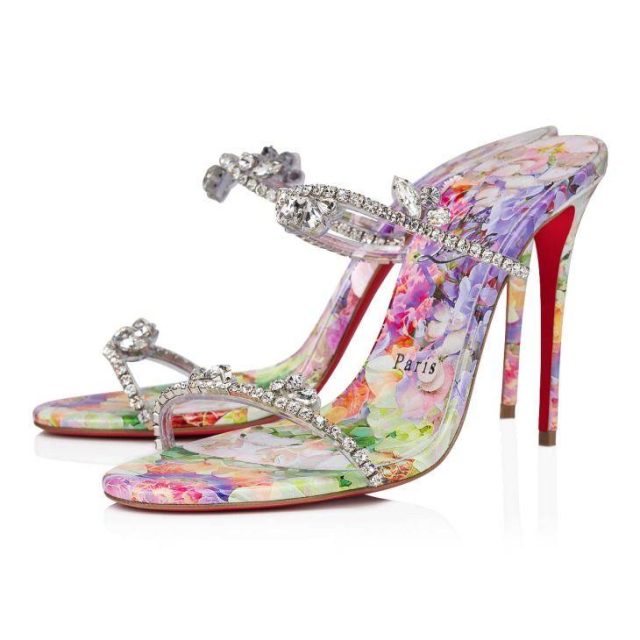 Christian Louboutin Crystal Floral