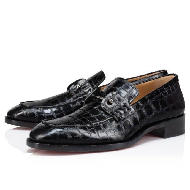 Christian Louboutin Croc Leather