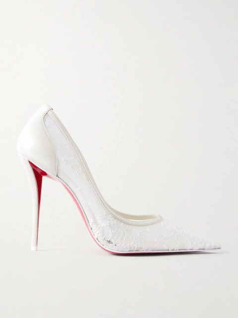 Christian Louboutin Follies White Laces
