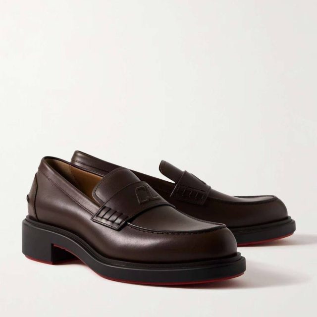 Christian Louboutin Loafer Brown Leather